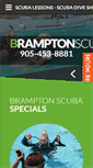 Mobile Screenshot of bramptonscuba.com